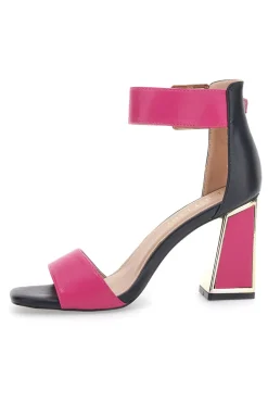 Sandali con Tacco Fucsia e Cinturino First Lady 407