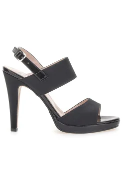 Sandali con tacco Pittarello Love 722 Neri Raso