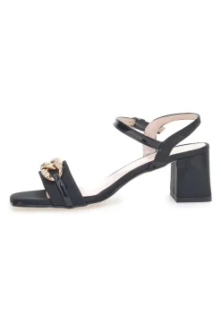 Sandali con tacco Pittarello Glam 3412 Neri Raso