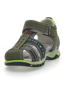 Sandali con Velcro Verde Pitt Kids 14306