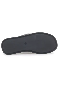 Sandali con zeppa neri con doppia fibbia oro Rock'n Doll 3T848223