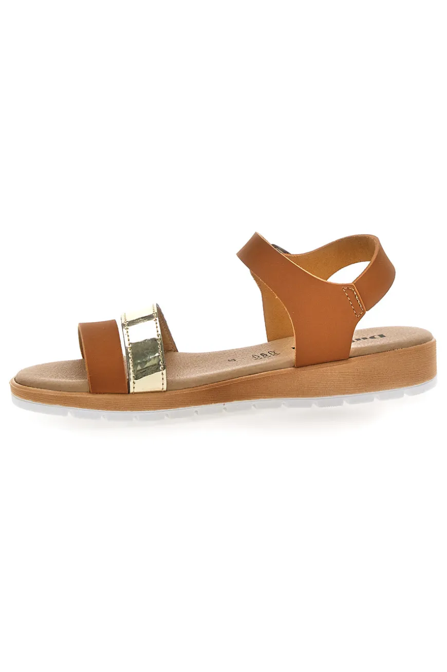 Sandali Dulcinea 211094 Marrone e Platino