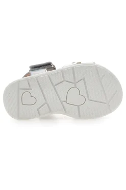 Sandali Eleganti Argento con Fiorellini Pitt Kids 392411
