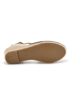 Sandali espadrillas Verdi con zeppa in corda Pittarello Sun Bl4