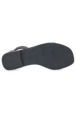 Sandali Flat Neri Con Strass Cafe' Cost 271