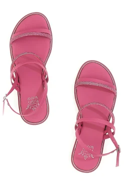 Sandali Flat Pushy Wamp 1830 Rosa