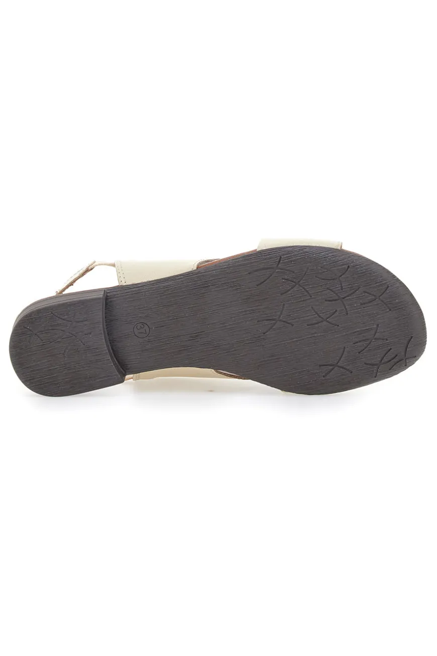 Sandali Flat Sand In Vera Pelle Pittarello Look 225435