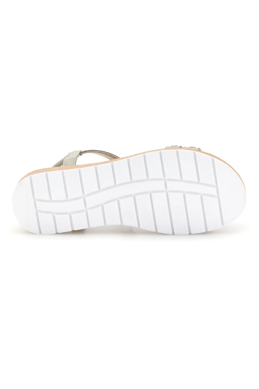 Sandali ghiaccio con strass Mio tempo LR263702