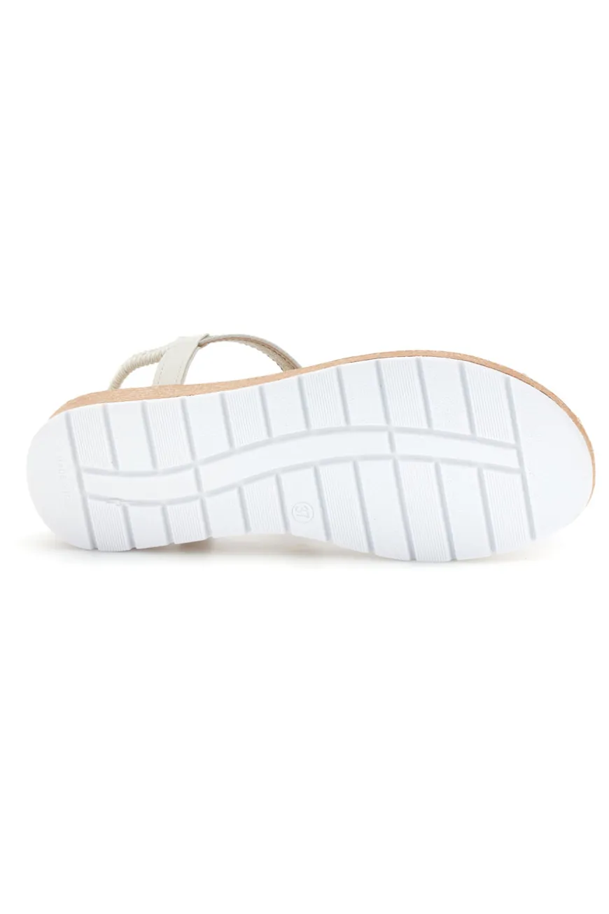 Sandali ghiaccio infradito con strass Mio tempo LR263703