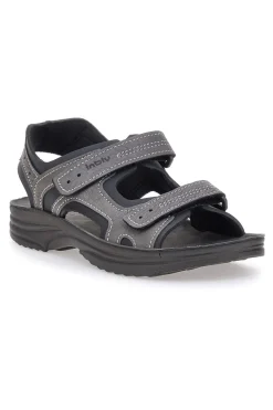 Sandali Grigi Con Strappi in Velcro Inblu 28 RY