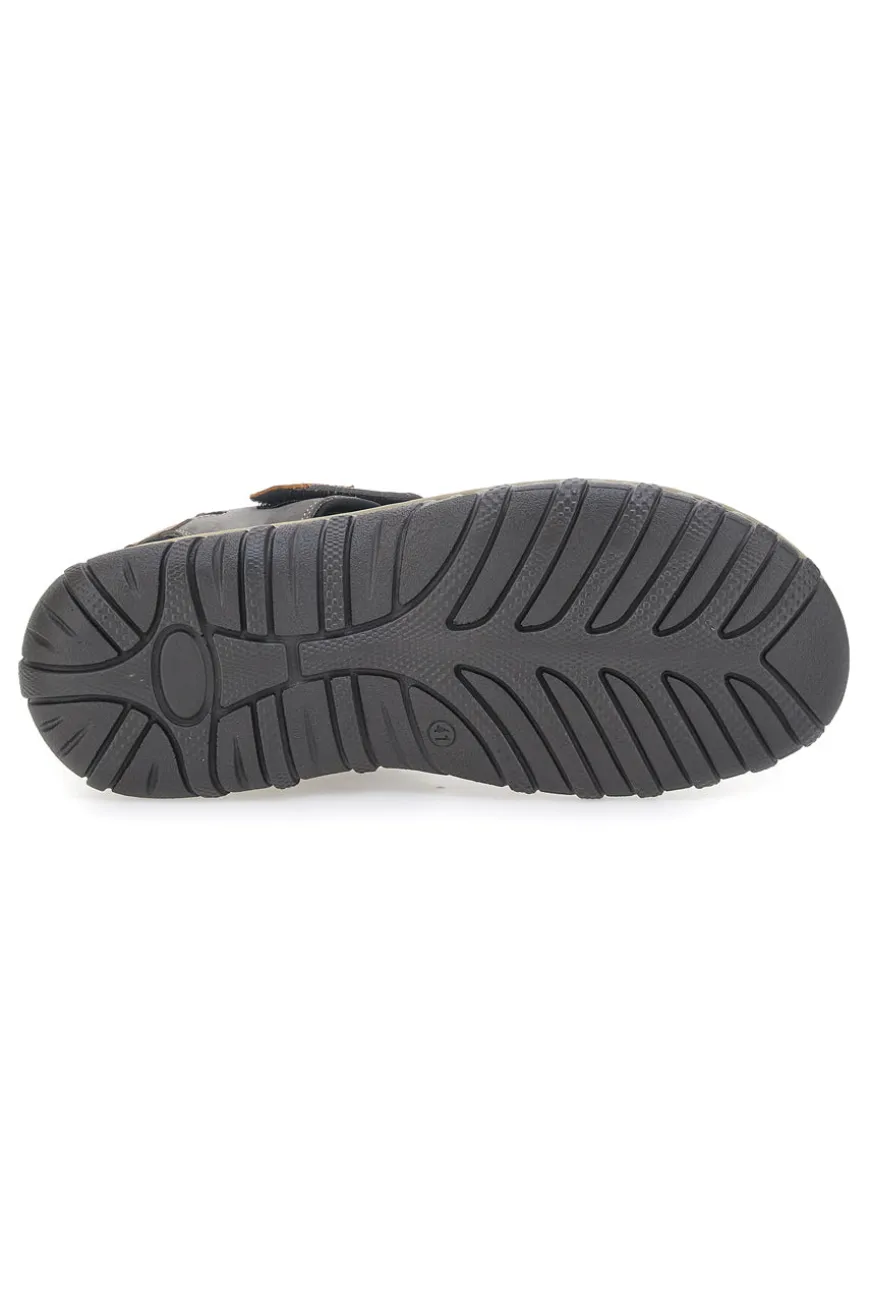 Sandali Grigi in Vera Pelle Pittarello Eco 3004