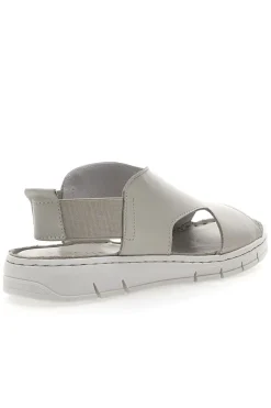 Sandali Grigio con Elastico E Tomaia in Pelle Incrociata PITTARELLO FOCUS 3324926