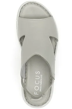 Sandali Grigio con Elastico E Tomaia in Pelle Incrociata PITTARELLO FOCUS 3324926