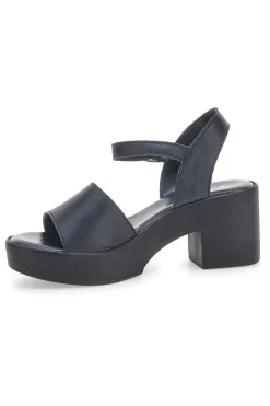Sandali in vera pelle neri PITT.LOVE 318571082