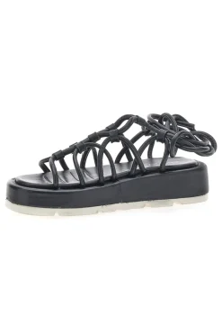 Sandali Lace-Up Neri Grazie 3770