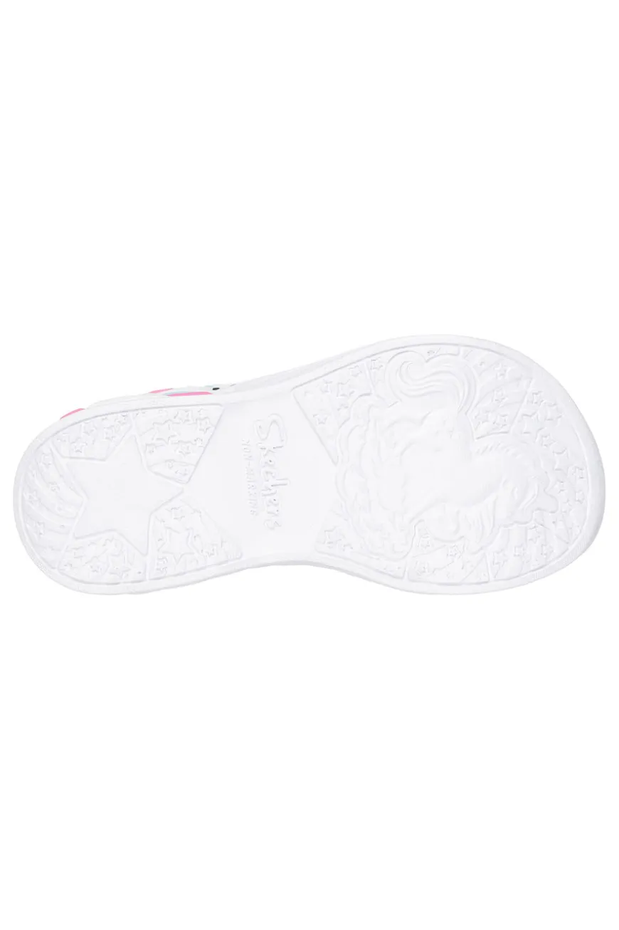 Sandali lilla con luci Skechers Dreamy Unicorns