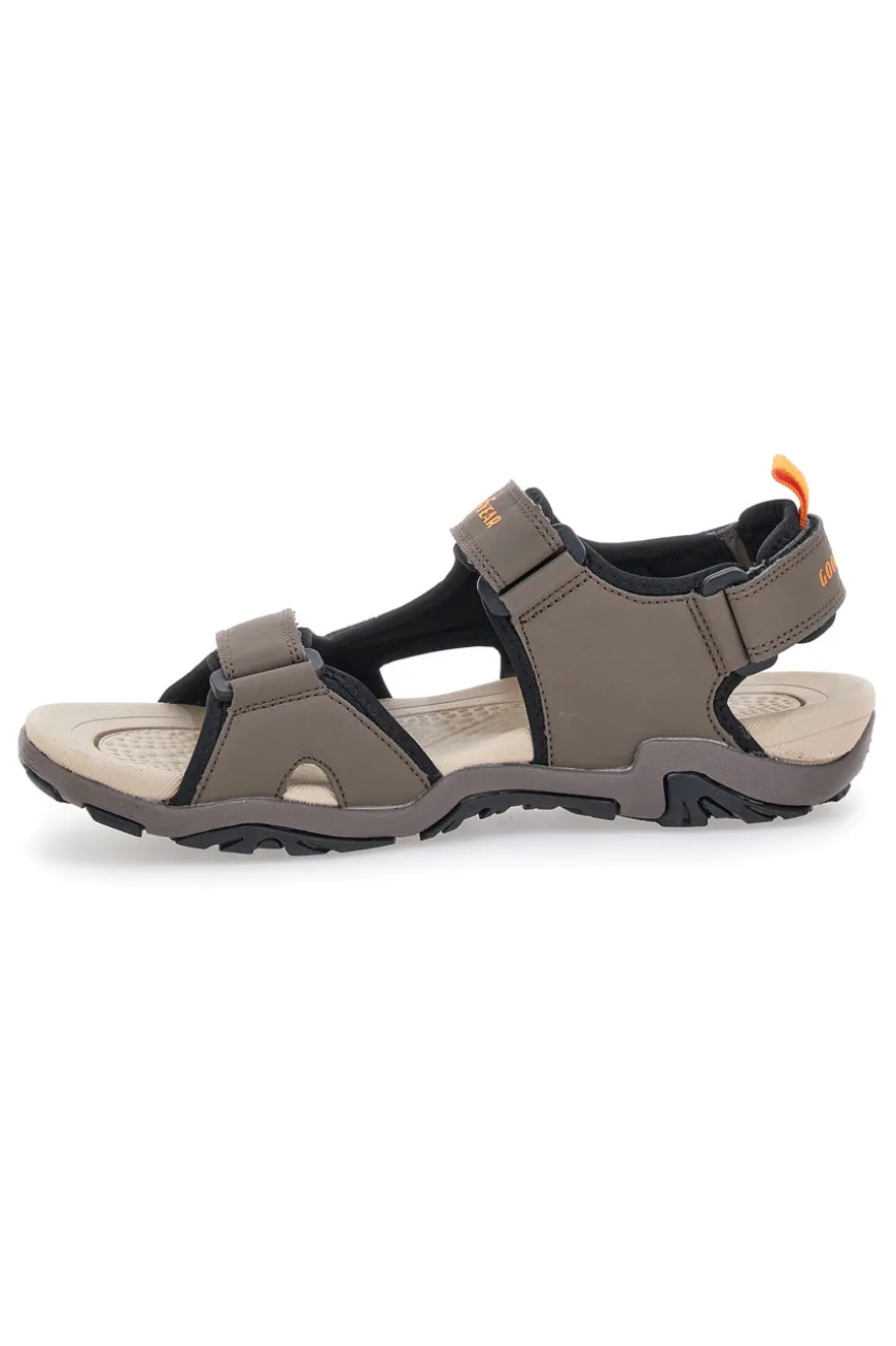 Sandali Marrone Con Strappi in Velcro Goodyeas 31048