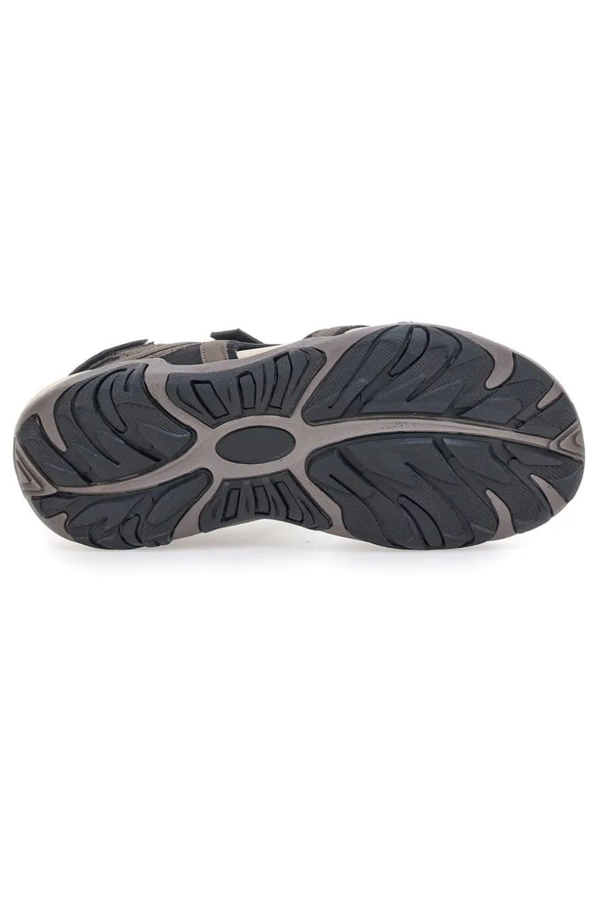 Sandali Marrone Con Strappi in Velcro Goodyeas 31048