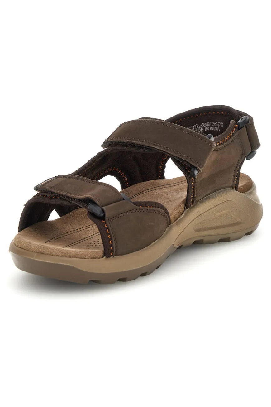 Sandali marrone in vera pelle Fly Dinamic FD505