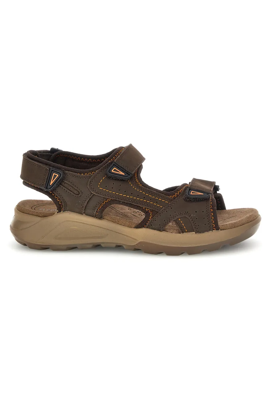 Sandali marrone in vera pelle Fly Dinamic FD505