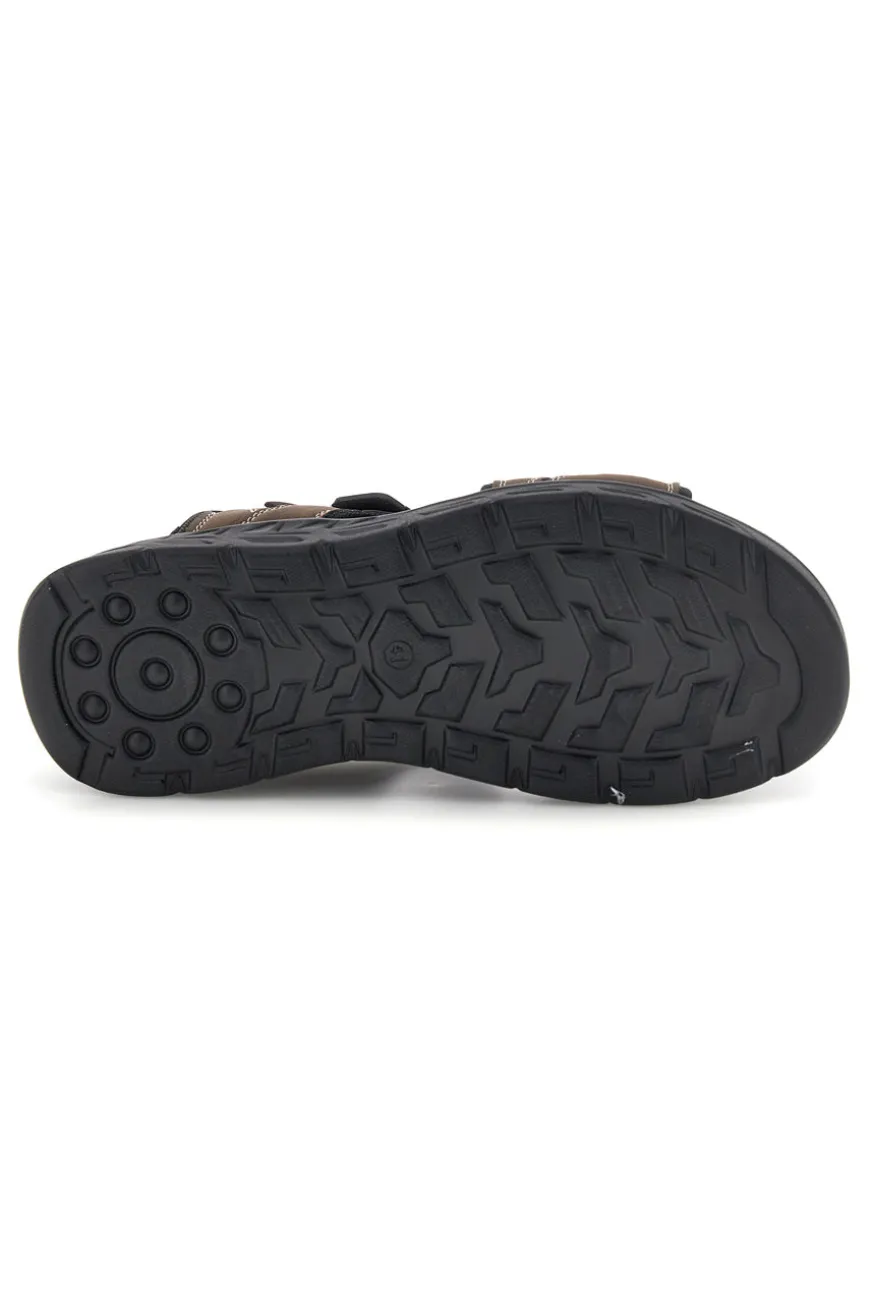 Sandali marrone strappi regolabili Jerpoint M8804