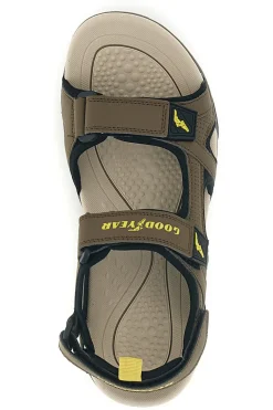 Sandali marroni con chiusure regolabili Goodyear GY31048