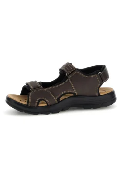 Sandali marroni con strappi in velcro Jerpoint CN20