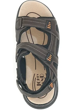 SANDALI MARRONI CON STRAPPO JOHES LAND 1306