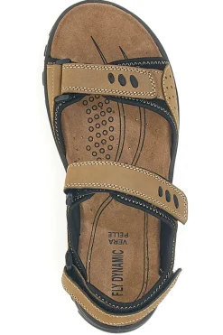 Sandali marroni sportivi con strappi Fly Dynamic FD10
