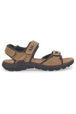 Sandali marroni sportivi con strappi Fly Dynamic FD10