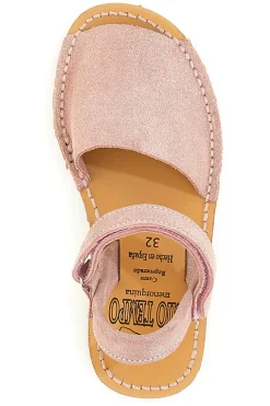 Sandali Minorchine Mio Tempo 35 Rosa Glitter