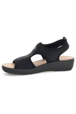 Sandali neri anatomici anti-shock Fly flot 90550E71LA