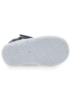 Sandali Neri con Rifiniture Blu e Dinosauri in Tessuto con Punta Chiusa Pitt Kids 2492