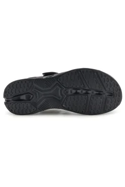 Sandali neri con strappi in velcro suola comfort Plocadi G88382