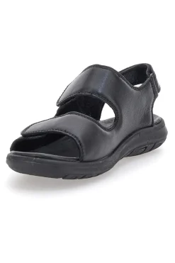 Sandali Neri Con Strappi in Velcro Fly Dinamic 102