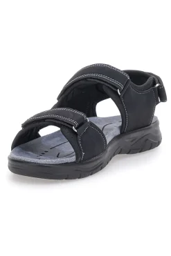 SANDALI NERI CON STRAPPO JOHES LAND 3102
