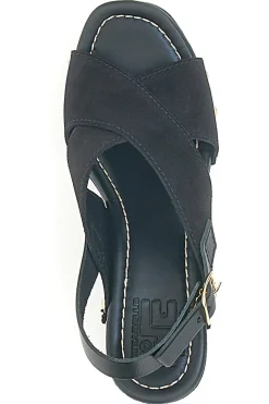 Sandali Neri con Tomaia in Pelle e Tacco a Coda PITTARELLO LOVE 5850