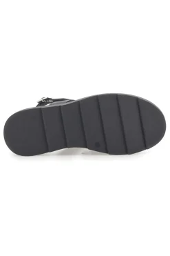 Sandali Neri In Pelle 100% Eco Friendly Pittarello Rock 5835