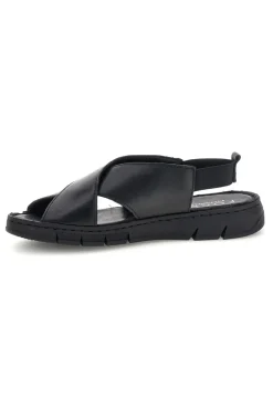 Sandali neri in pelle Pittarello focus 3324229