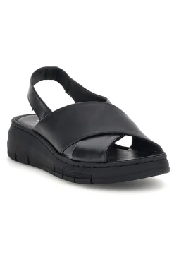 Sandali neri in vera pelle Pittarello focus 7155579
