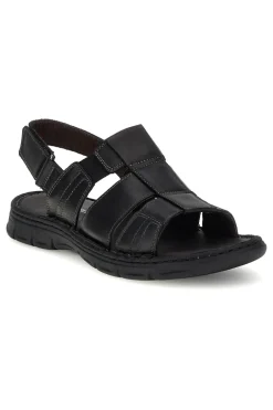 Sandali neri in vera pelle Pittarello eco 2617985