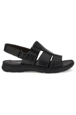 Sandali neri in vera pelle Pittarello eco 2617985