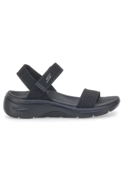 Sandali Neri Vegan Skechers GO WALK ARCH FIT 2.0 SANDAL ANNIE