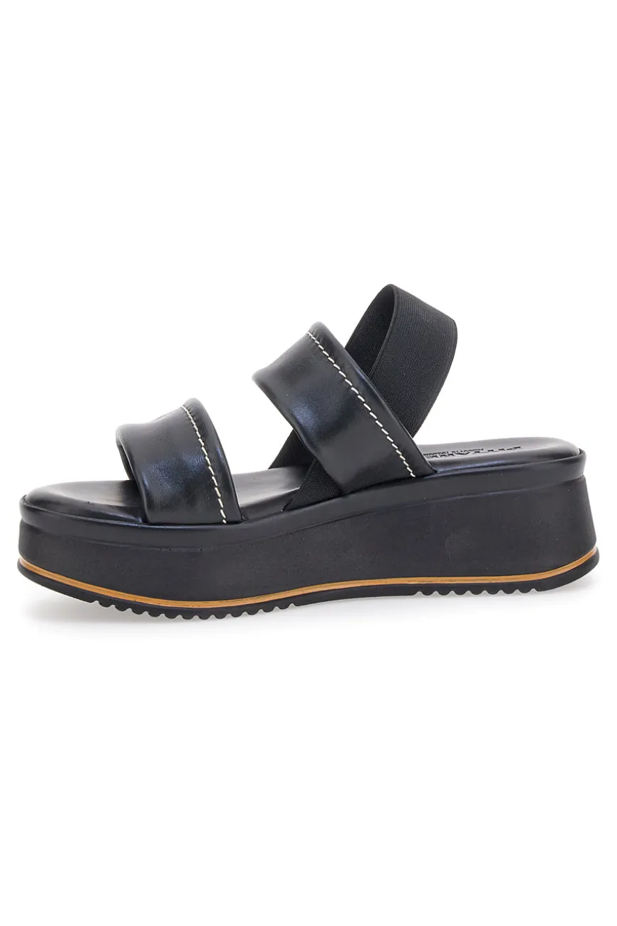 Sandali Nero con zeppa platform Pittarello 44874