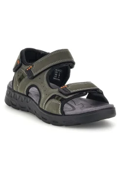 Sandali oliva strappi regolabili Jerpoint M8804