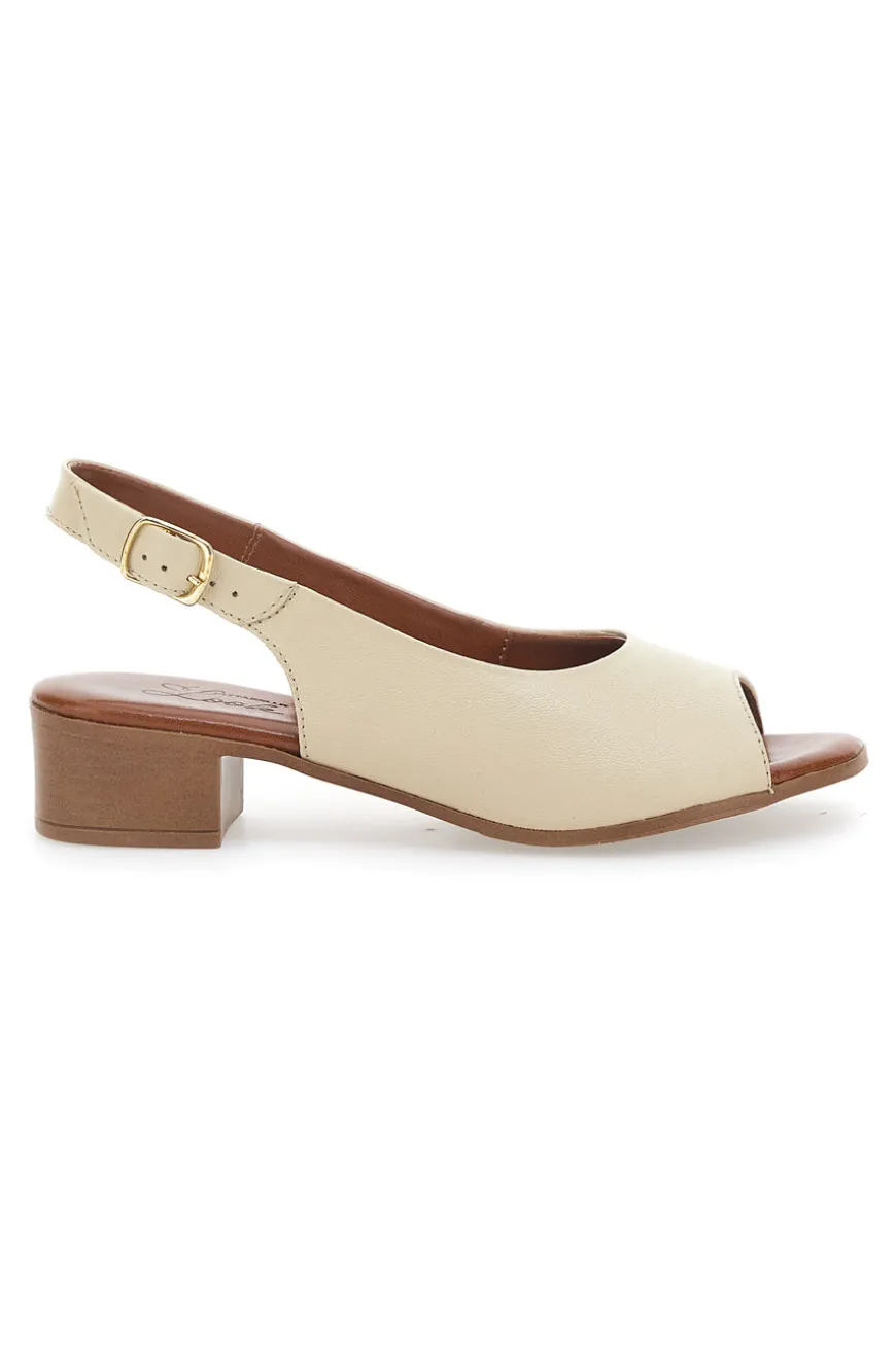 Sandali Open-Toe Panna Pittarello Look 243065