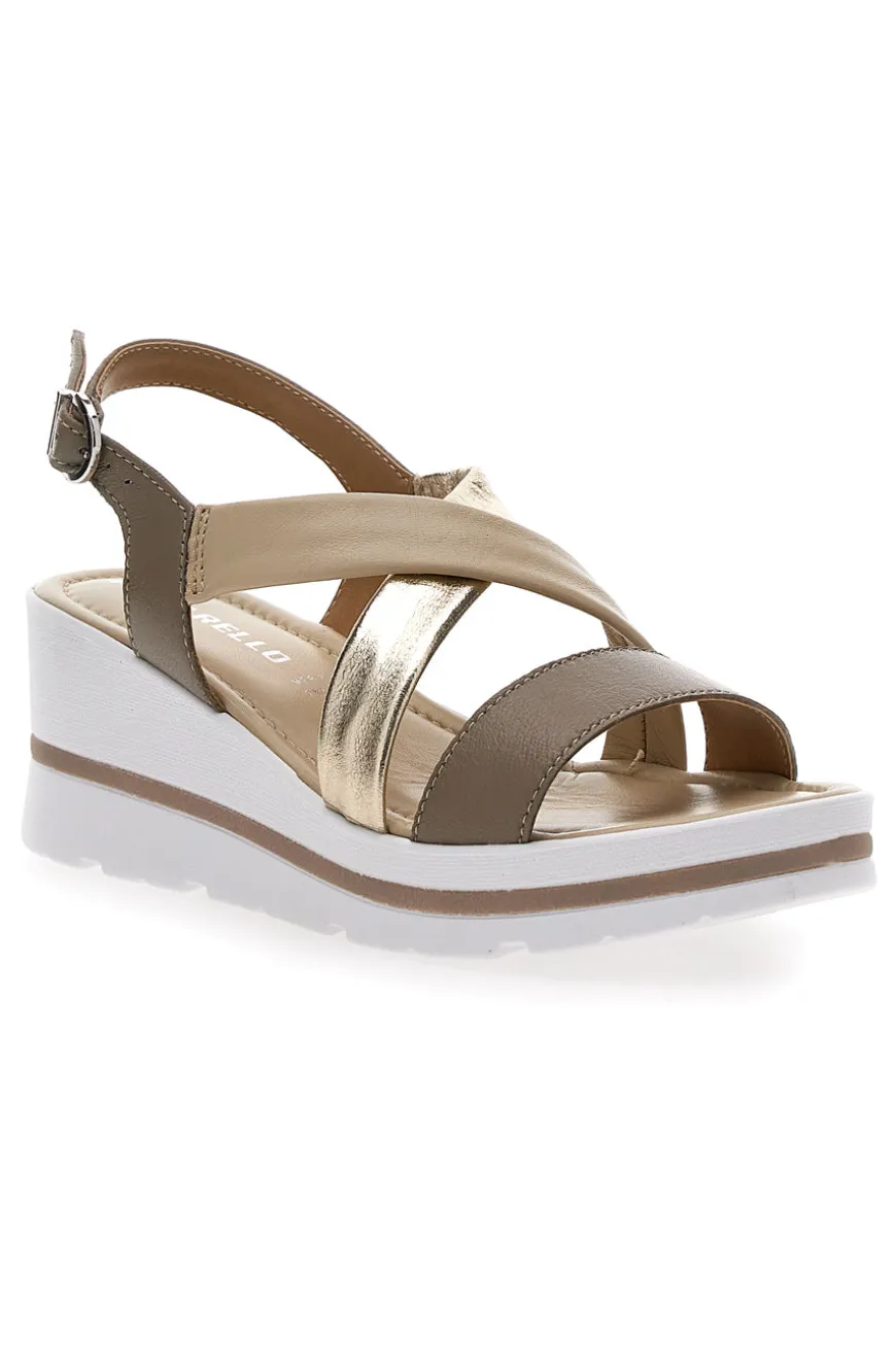 Sandali Oro con Platform Pittarello 191004