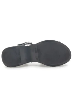 Sandali Platform Neri In Pelle Pittarello 5777
