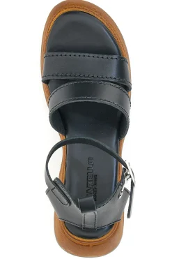 Sandali Platform Pittarello 5574 Neri Vera Pelle