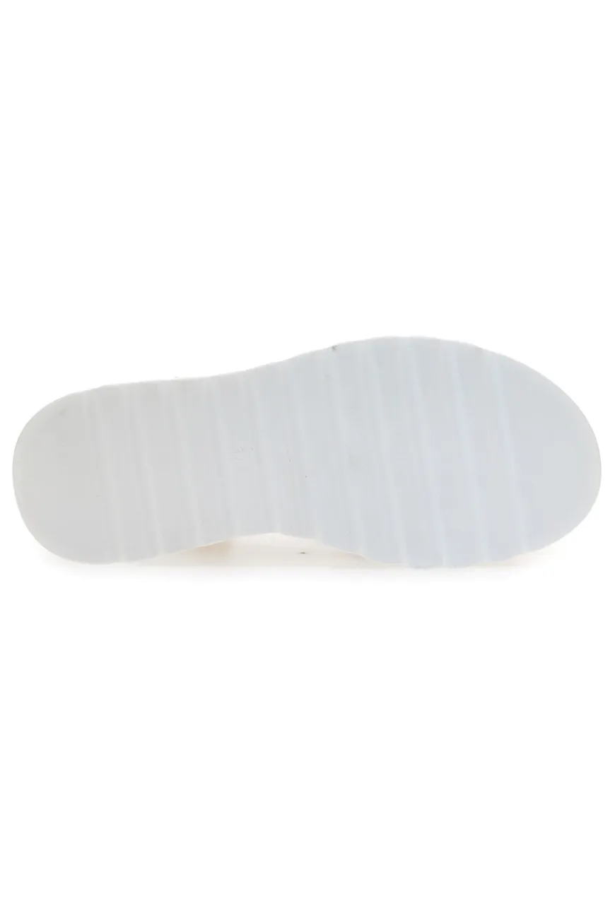 Sandali Platino Con Platform di 5,5 Cm Energy 495